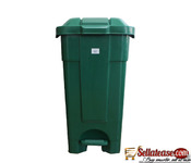240L Wheel Garbage Dustbin Trolley Green Color