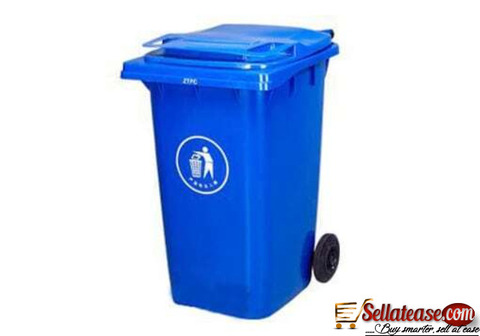 240L Side-Wheel Garbage Bin With Foot Pedal/Trash Bin/Waste