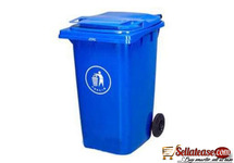 240L Side-Wheel Garbage Bin With Foot Pedal/Trash Bin/Waste