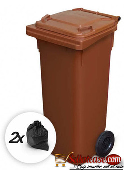 Plastic Hospital Garbage Bin 120L