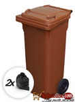 Plastic Hospital Garbage Bin 120L