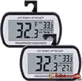 Refrigerator Fridge Thermometer Waterproof Digital Freezer Room