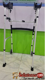 Aluminum Wheels Walking Frame with Hand Brake