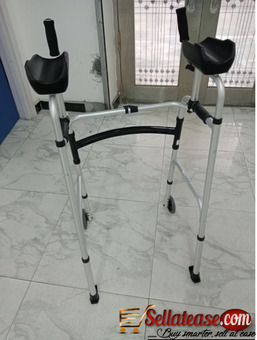 Height Adjustable Rolling Mobility Walking Aid Stand Up Folding