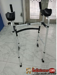 Height Adjustable Rolling Mobility Walking Aid Stand Up Folding