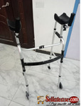 Wheels Walker Stand Up Double Folding Walker