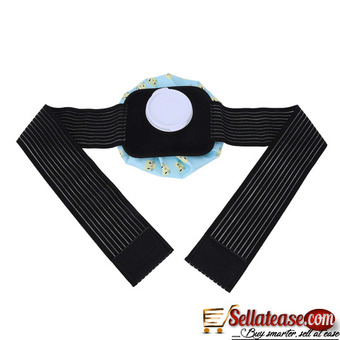 Reusable Gel Pack Heat Wrap Neck Ankle Strap Sprain Recovery Therapy Pack with Strap
