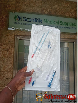 Hemodialysis Double Lumen Catheter Kit