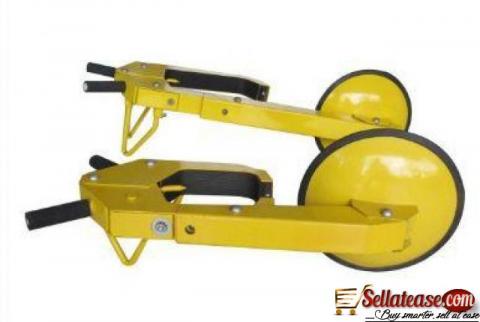 Yellow Stainless Remote Wheel Lock BY HIPHEN SOLUTIONS