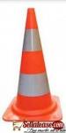 28" Orange PVC Traffic Safety Cone With Red Base BY HIPHEN SOLUTIONS