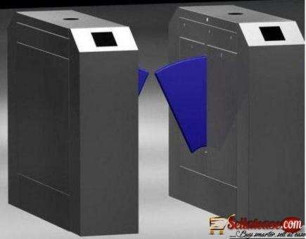 IR Sensor Flap Barrier Turnstile Security System BY HIPHEN SOLUTIONS
