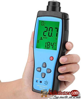 Digital O2 Gas Meter, Digital LCD Display, O2 Monitor