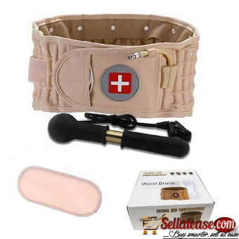 Decompression Air Traction Device to Care Lumbar Back Lower Support Brace Pain Care Prevention Tool