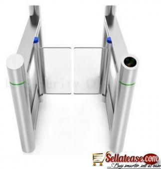 Slim Wing Access Control Barriers Toughened Glass BY HIPHEN SOLUTIONS