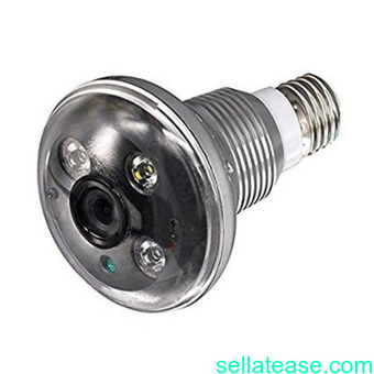 16GB Bulb Light Spy Camera - DVR 720P - HD Remote Controller