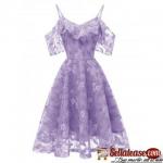 Ruffle Lace Cold Shoulder Dress Chinabrands Owned for sale in Nigeria