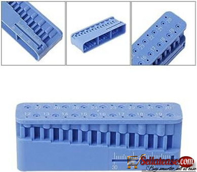 Dental Endo Black Measuring Tools Endodontic Ruler Test Board