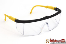 Dental Protective Eye Goggles Safety Glasses Blue Frame