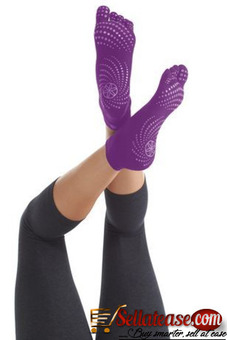 Yoga Socks for Women Non-Slip Grips Straps