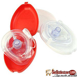 Medical CPR Mask W/One-Way Valve in Resealable Bag - 2