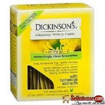 Dickinson's Original Witch Hazel Towelettes for sale in Lagos Nigeria