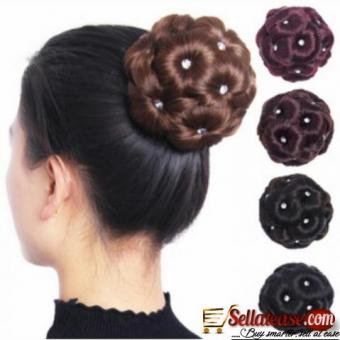 Bridal hair buns