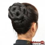 Bridal hair buns