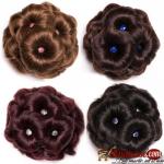Bridal hair buns