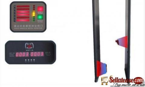Security Walk - Through Metal Detector Gate Light And Sound Alarm by Hiphen