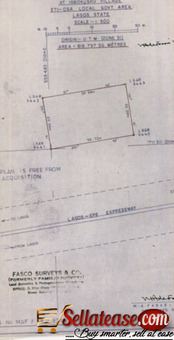 Land for sale at lagos Epe Lagos Express Road 818.797 more than a plot