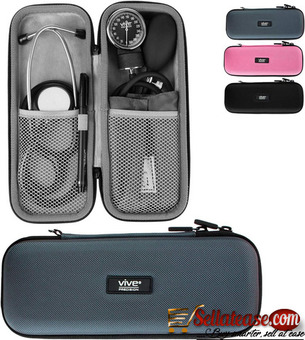 Stethoscope Hard Case - Protective Carry Cover with Handle by scantrik medical supplies