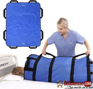ROLL OVER PAD SHEET/PATIENT TRANSFER AID POSITION SHEET WITH HANDLES BY SCANTRIK MEDICAL SUPPLIES