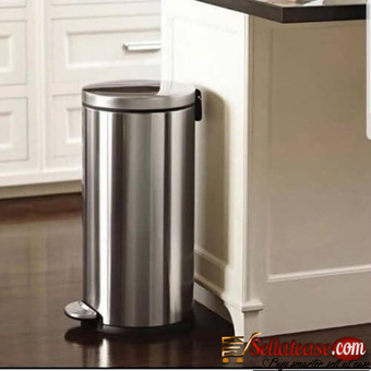 WASTE TRASH BIN (STAINLESS) BY SCANTRIK MWEDICAL SUPPLIES