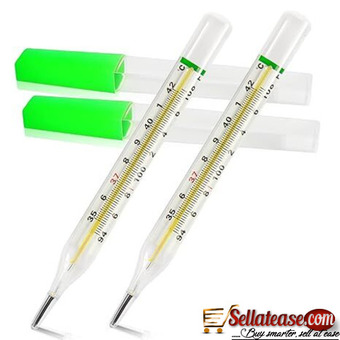 CLINICAL MERCURY GLASS THERMOMETER BY SCANTRIK MEDICAL SUPPLIES