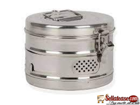 Sterilizing drum 26cm BY SCANTRIK MEDICAL SUPPLIES