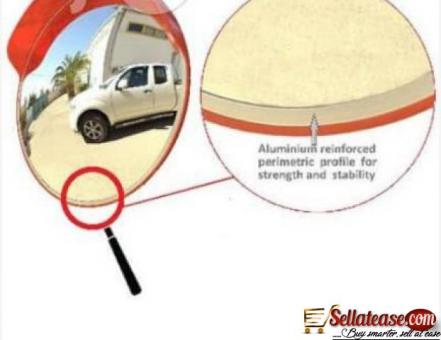 60cm Outdoor Road Traffic Convex PC Mirror Safety & Security By Hiphen