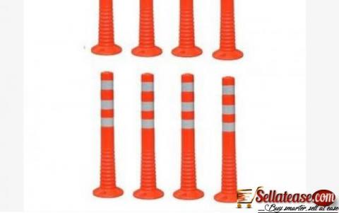 Surface Mount Delineator Reflective Warning Post - 10 Pieces By Hiphen