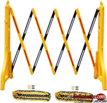 Expandable Plastic Barricade Fence by HIPHEN SOLUTIONS