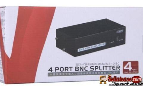 4 Port BNC Video Splitter BY HIPHEN SOLUTIONS