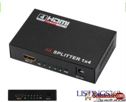 4 Port BNC  Video Splitter BY  HIPHEN SOLUTIONS