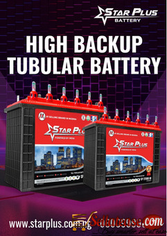 High Backup Tubular Battery for Maximum Power Backup