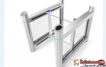 Automatic Turnstiles High Speed Glass Door Swing Barrier Gate BY HIPHEN SOLUTIONS