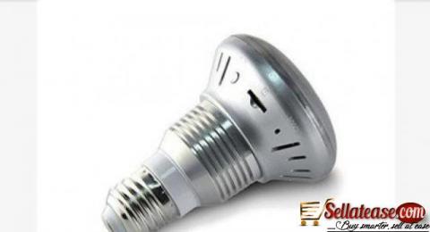 16GB Bulb Light Spy Camera - DVR 720P - HD Remote Controller By Hiphen Solutions Services Ltd