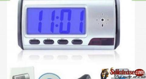 Portable Alarm Clock Spy Camera DVR with Motion Detection By Hiphens Solutions Services