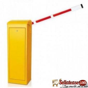 3.5m Yellow Automatic Boom Barrier Car Parking Access Control By Hiphen Solutions
