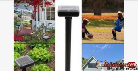 Solar Powered Ultrasonic Pest Control & Animal Repellent - 4 Packs By Hiphen Solutions