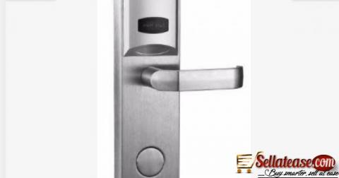 Door Lock With RFID Card Access Control - Golden Edge - 3 Sets By Hiphen Solutions Services