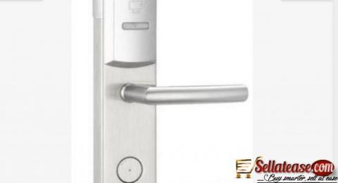 Hotel Door Lock With RFID Card Access Control - Gold - 4 Set By Hiphen Solutions Services