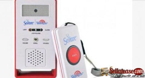 Secure Wireless Remote Nurse Alert System - Patient Call Button and Caregiver Pager - 500+ Ft Range