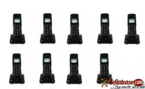 Mobile Wireless Intercom Phone - 3 Extensions Cordless Handsets By Hiphen